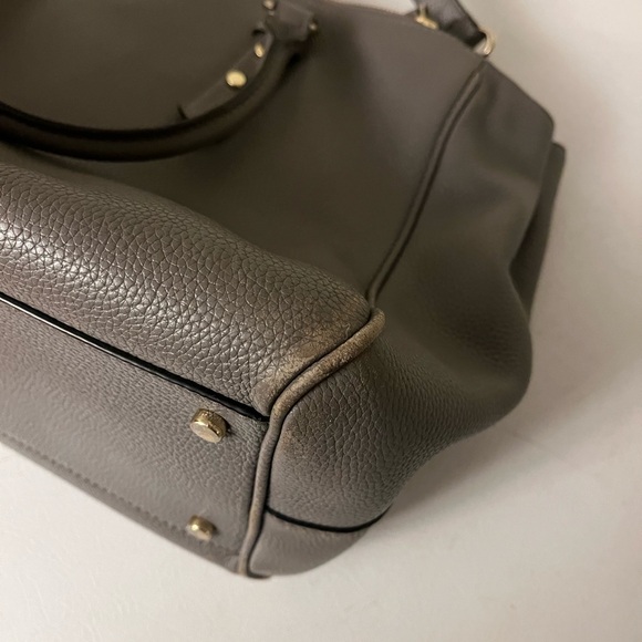 Kate Spade Gray Leather Tote Bag - Picture 9 of 16